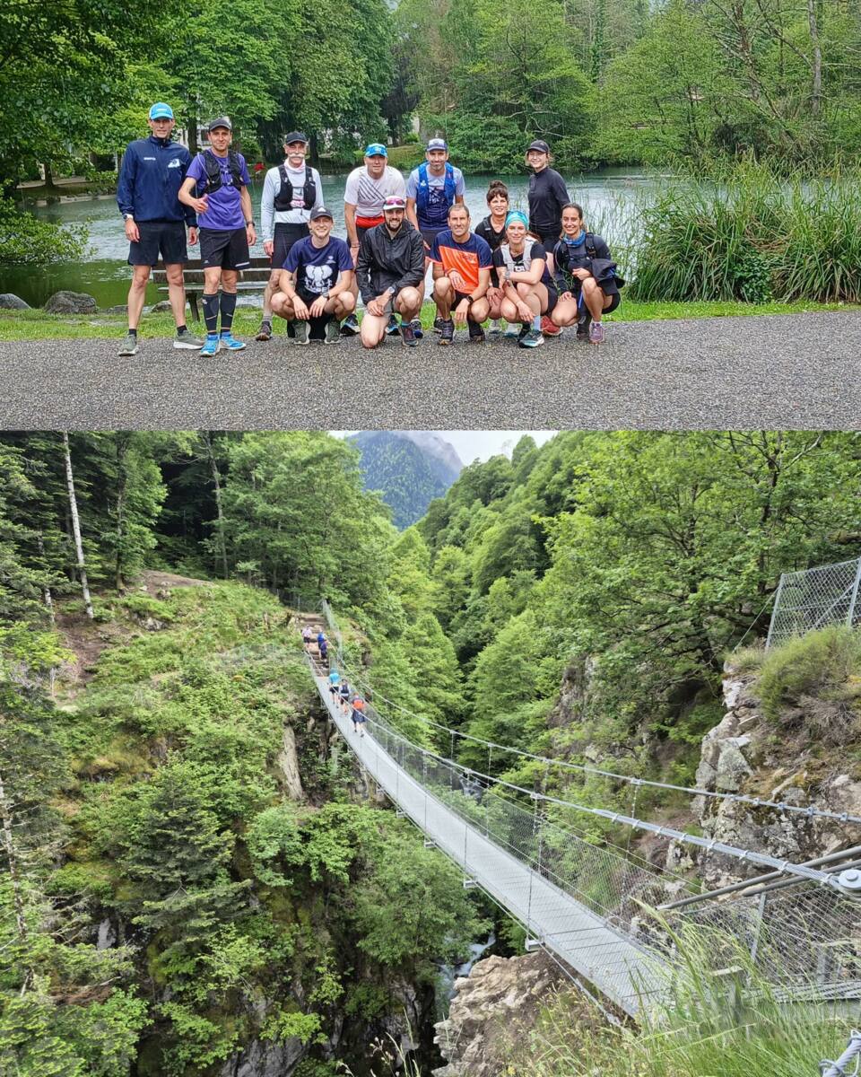 Stage Trail du COS Athlétisme à Bagnères-de-Luchon