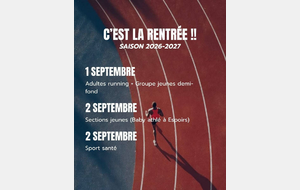 C'est la reprise !