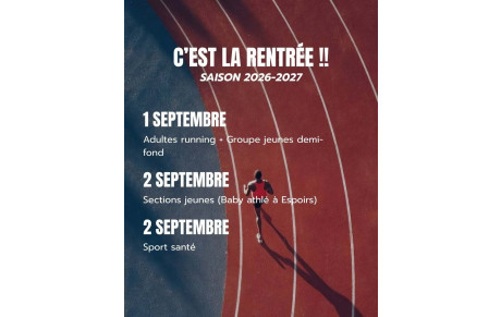 C'est la reprise !
